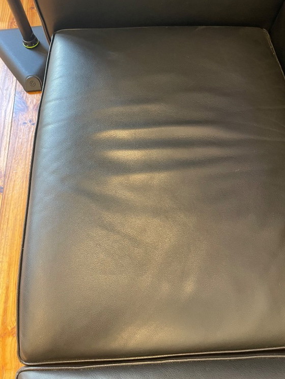Image 1 of Divano LC3 Cassina – pelle nera – Le Corbusier / Perriand – 3 posti
