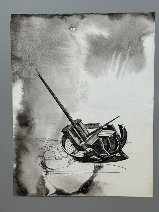 Image 1 of Eugene Eechaut (1928-2019) - Wreck and Relic (Diptych) 1973