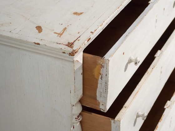 Antique white chest of drawers (c.1920) #48 (photo 32 of 40)