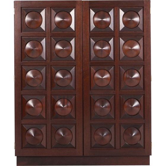 Image 1 of Vintage Belgian bar in dark mahogany