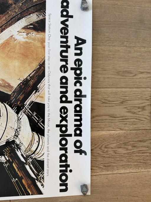 Amerikaanse bewerking jaren 80 2001 Space Odyssey Kubrick poster Memphis Loft industrieel