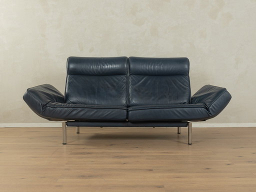 Modular DS-450 sofa by de Sede, in dark blue leather, 1990s