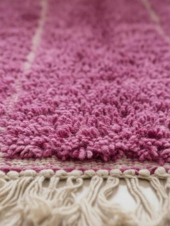 Tappeto marocchino viola fatto a mano, 150cm x 300cm – Tappeti, Wool (photo 4 of 4)