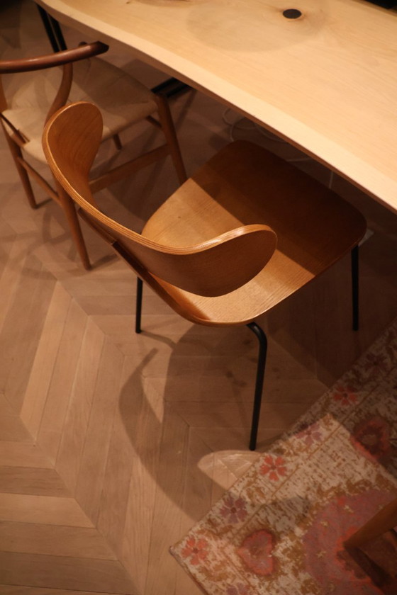 Image 1 of 2x Brown Dining Chairs Sissy Boy