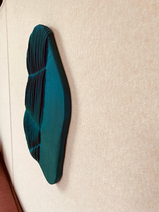 Image 1 of 3D Textile Wall Art, Two-Toned Pleats