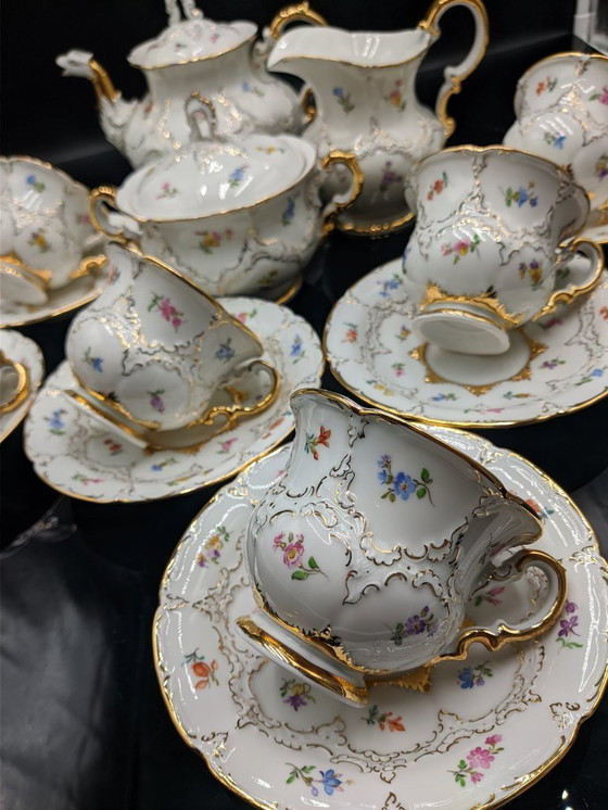 Image 1 of Meissen - E.A.Leuteritz - Theeservies (15) 