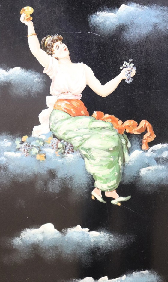 Image 1 of Set of 2 Single Beds in Iron, Art Nouveau Early 20th Century