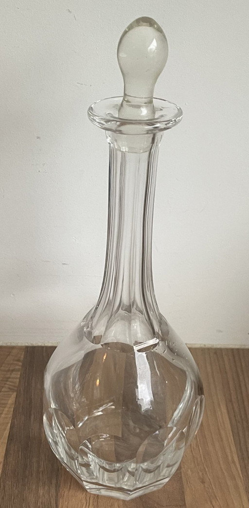 Saint Louis - Caraffa in cristallo sfaccettato Art Déco