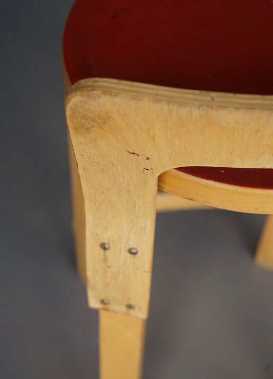 Image 1 of Tabourets de bar modèle K65 d'Alvar Aalto pour Artek, années 1950. Ensemble de 2 tabourets
