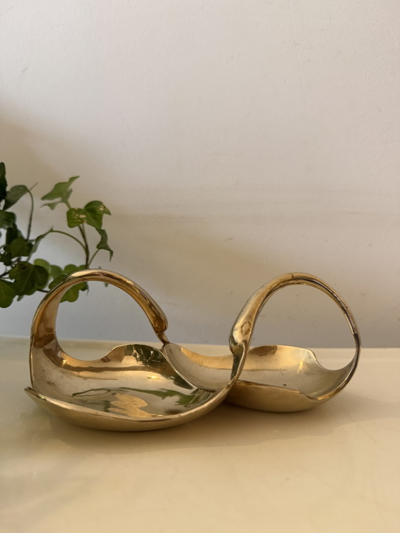 Piatto a forma di cigno in ottone – Oggetti decorativi, Brass (photo 4 of 6)