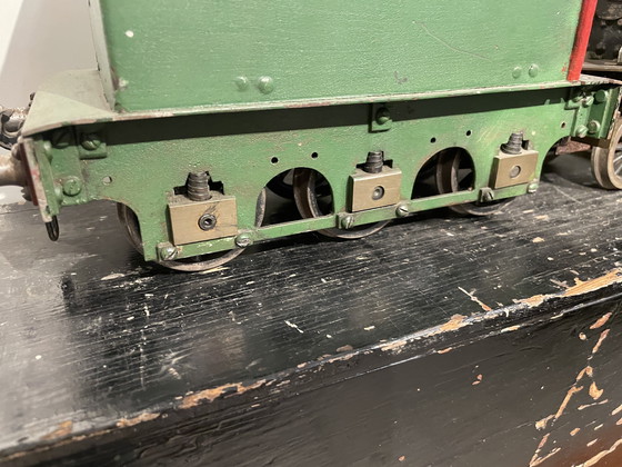 Image 1 of Stoomtrein Op Schaal in Originele Opbergbox Stoomlocomotief De Haan Rotterdam