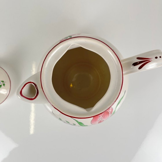 Tetera pequeña KG Lunéville, modelo "Réverbère", motivo tulipán – Accesorios de mesa, Ceramic (photo 4 of 9)