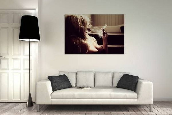 Image 1 of Beautiful photographic print Smoking Blonde (limited edition Ben Moore))