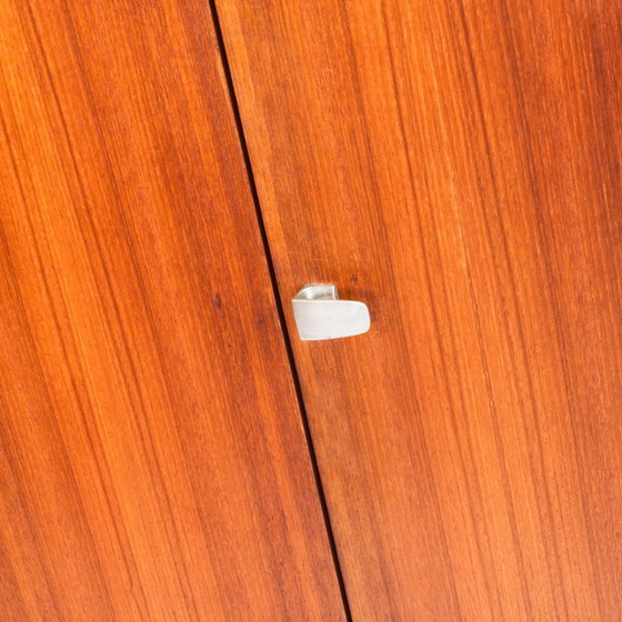 Modernist Wardrobe by Gérard Guermonprez for Magnani. France, 1950s. – Wood (photo 10 of 13)