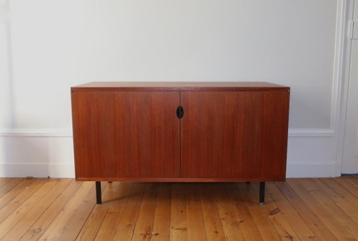 Small modernist teak Sideboard Paul Geoffroy, 1960