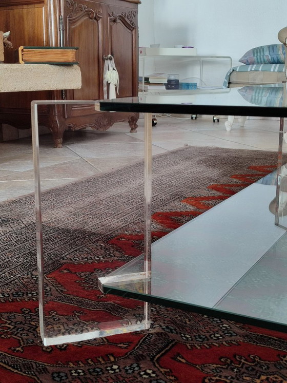 Image 1 of Niedriger Tisch aus Glas