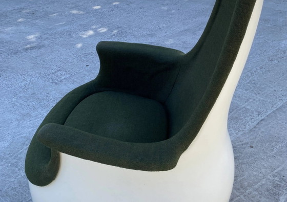MARC HELD Mecedora, Respaldo Alto, Knoll, Verde, Design (foto 7 de 16)