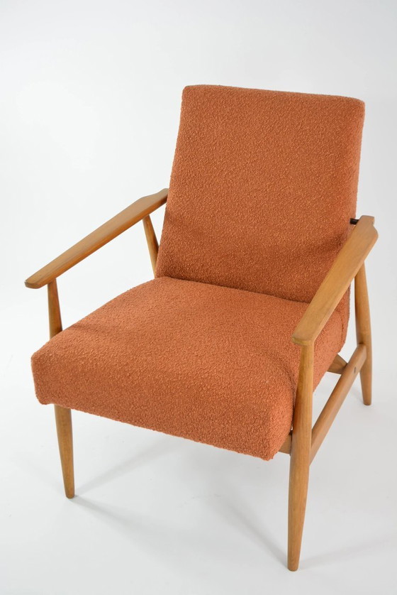 Image 1 of FOX fauteuil in terracotta bouclé