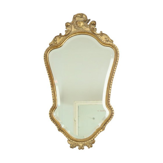 Image 1 of Facet-cut Gold Leaf Mirror Deknudt