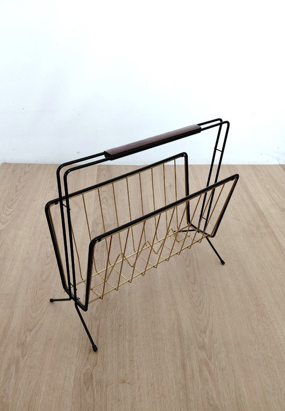 Image 1 of Sixties magazine rack