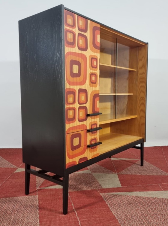 Image 1 of Vintage vitrinekast jaren 70