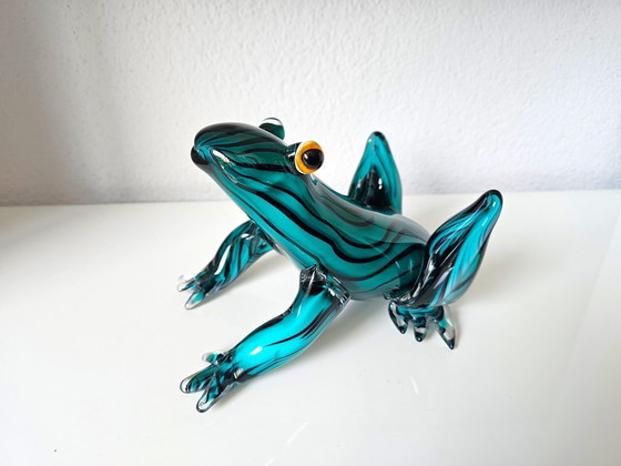 Image 1 of Stilisierter Frosch – Glas