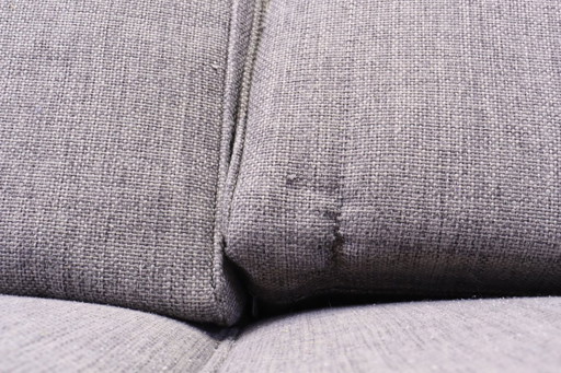 Canapé vintage Scandinave 3 places Art Déco en tissu gris – moitié du XXe siècle