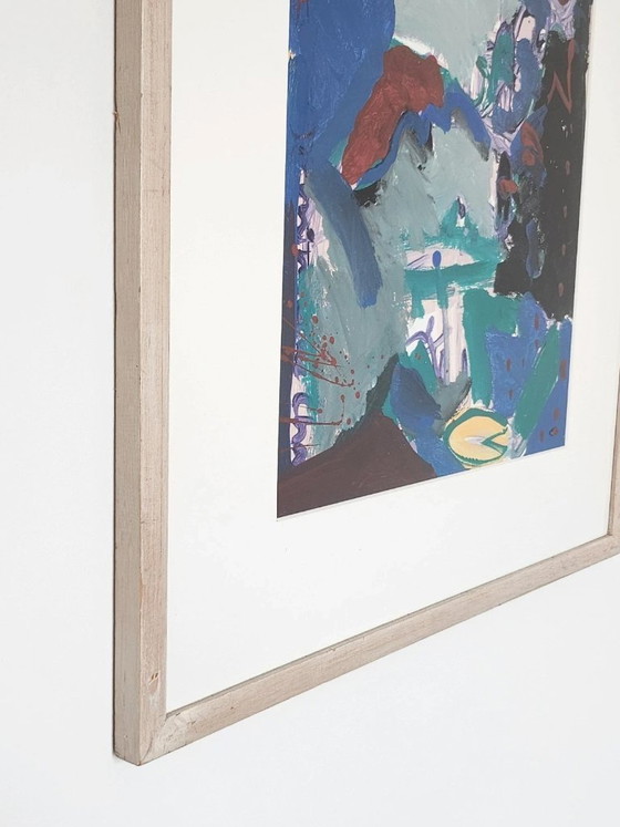 Image 1 of Abstract Painting – Modern Art – Handmade Frame