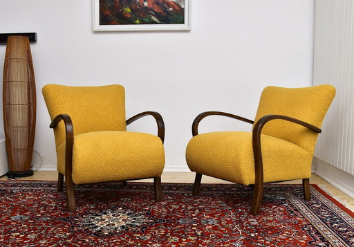 Fauteuils Art Déco dans le style de Halabal, années 1930