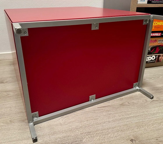 Pastoe Vision 90 - Credenza Originale Rossa a 3 Moduli – Credenze, Metal (photo 6 of 10)