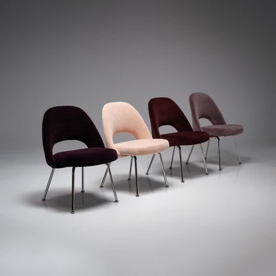 Image 1 of Esszimmerstuhl Modell 72, verschiedene Farben, entworfen von Eero Saarinen für Knoll, 4er-Set