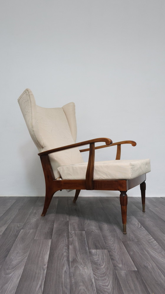 Image 1 of Renzo Franchi Camerani Recliner Sessel Mod. Camea 1950 Design Mitte des Jahrhunderts