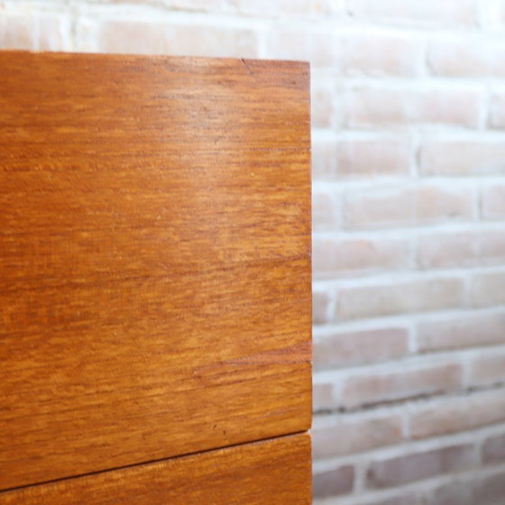 Image 1 of Vintage ladekast jaren 60 70 teak fineer