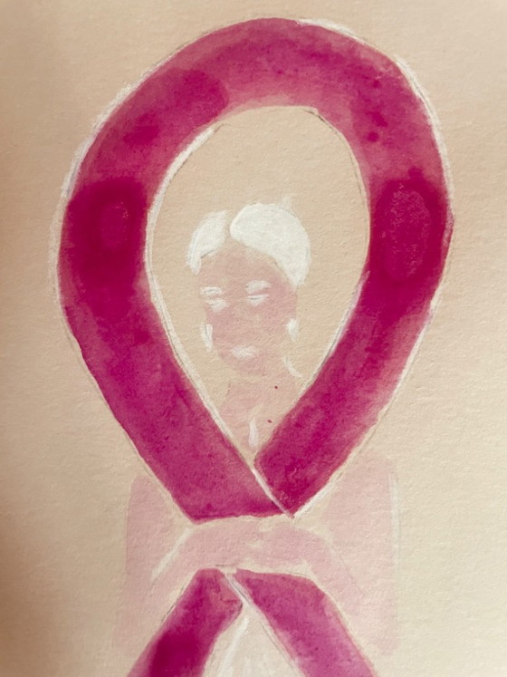 Quadro firmato ritratto femminile creazione per Ottobre Rosa « Apprivoiser » – Dipinti e disegni, Paper (photo 7 of 10)