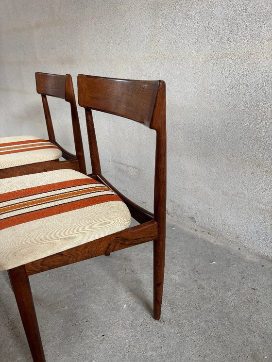 Image 1 of 2x Rosengren Hansen Model 39 Eetkamerstoelen — Palissander