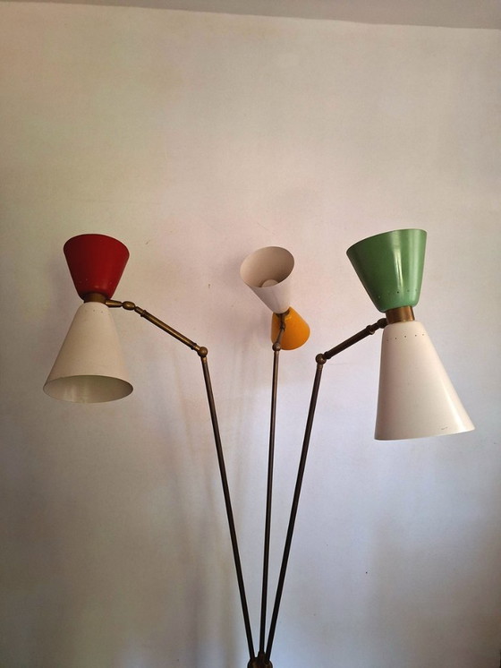 Image 1 of Oscar Torlasco for Lumi Modernist Floor Lamp Genova 3865 **RARE**