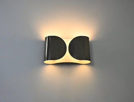 Image 1 of Chrome Foglio wall lamp by Tobia & Afra Scarpa for Flos, 1960s