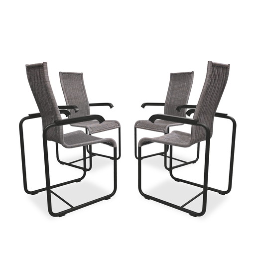 4x Tecta cantilever chair D 25 gray | cantilever chair