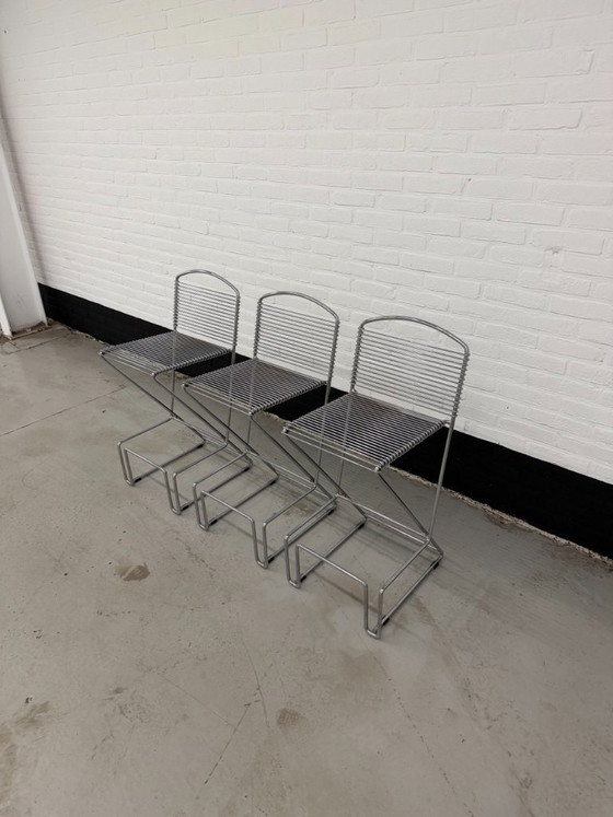 Image 1 of 3 x vintage Till Behrens barkrukken
