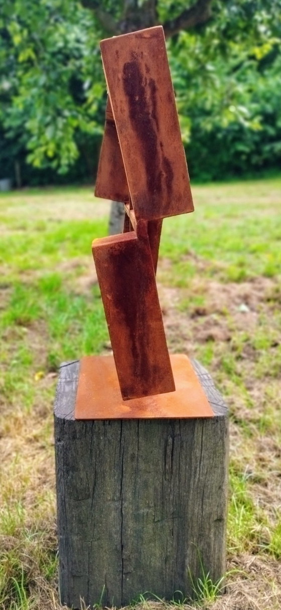 Image 1 of Cortenstalen kunstwerk