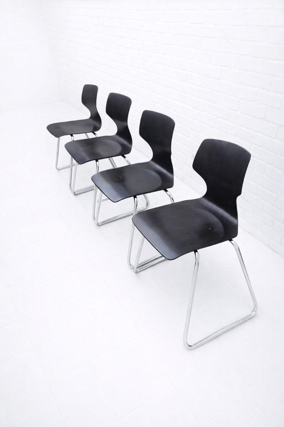 Image 1 of 4 x Flötotto Pagholz chairs