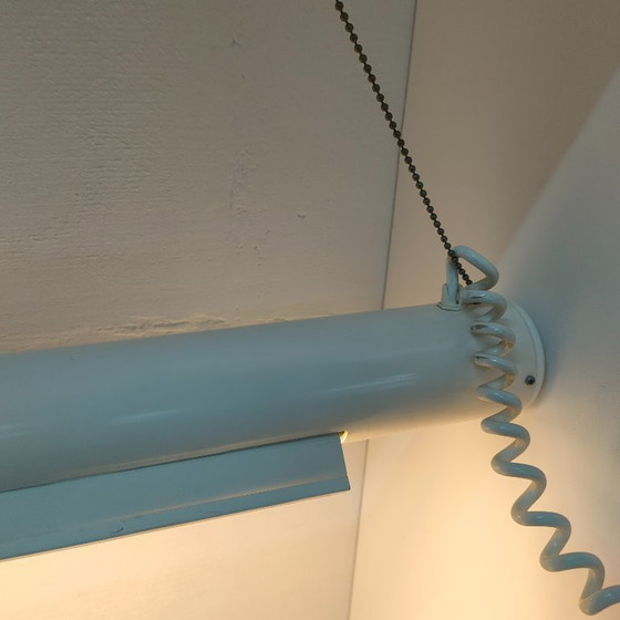 Image 1 of Vintage 1970s fluorescent 'Pop art style' tube ceiling light