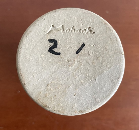 Image 1 of Mobach Utrecht - Kunstaardewerken kandelaar of vaasje