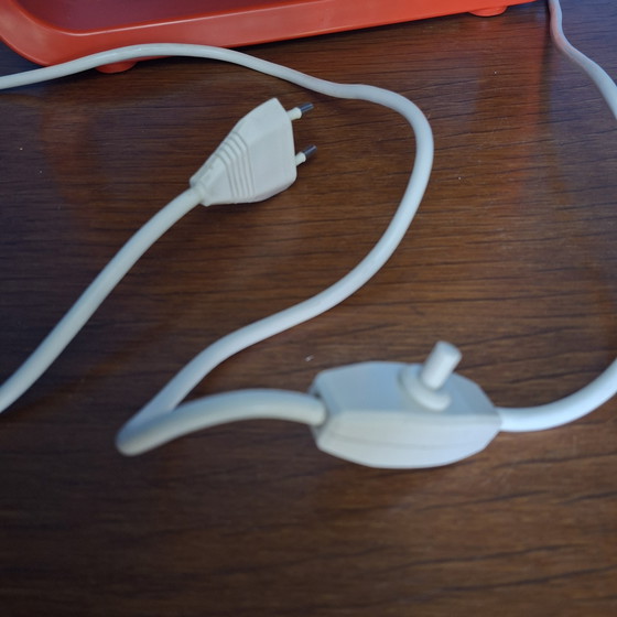 Image 1 of Allibert-Doppelspiegel aus den 1970er Jahren, orangefarben.