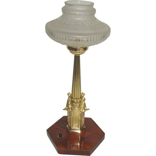 Lámpara de gabinete vintage, 1920