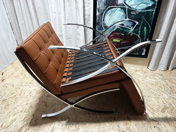 Image 1 of Sillones KNOLL Studio Barcelona (NUEVA Serie 2026) en piel natural (color coñac)