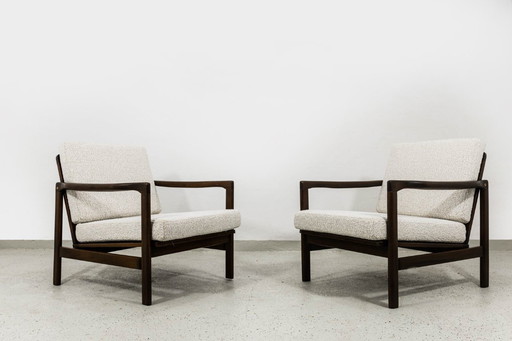 Poltrone Mid-Century Modern di Zenon Bączyk, anni '60, set di 2