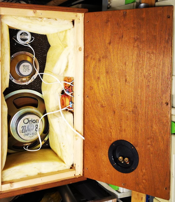 Image 1 of Set di altoparlanti retrò vintage