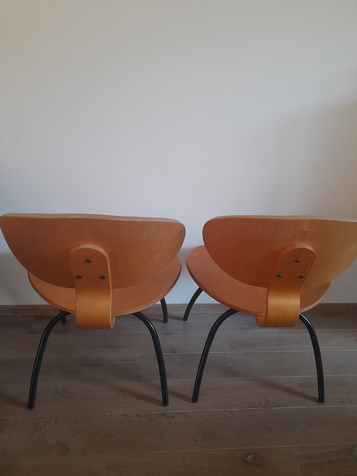 2X Ikea Stoel Nicholoi Wiig