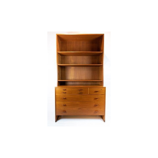 Vintage teak bookcase by Hans J. Wegner, 1960